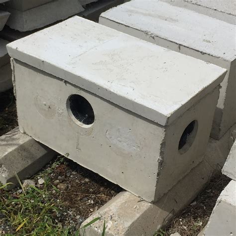 septic distribution box concrete lid